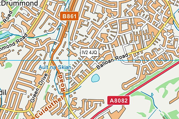 IV2 4JQ map - OS VectorMap District (Ordnance Survey)