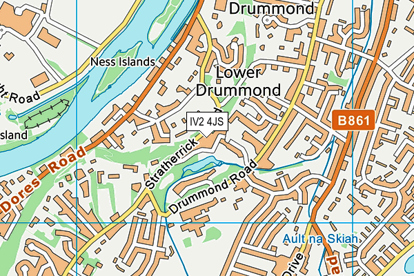 IV2 4JS map - OS VectorMap District (Ordnance Survey)