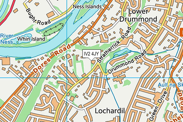 IV2 4JY map - OS VectorMap District (Ordnance Survey)