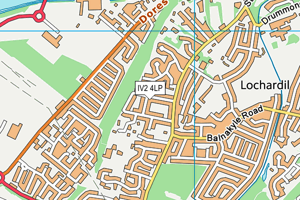 IV2 4LP map - OS VectorMap District (Ordnance Survey)