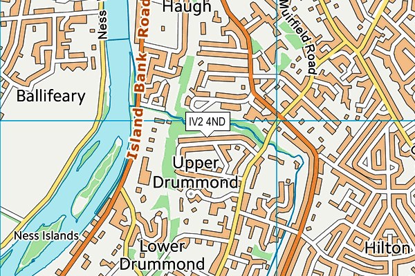 IV2 4ND map - OS VectorMap District (Ordnance Survey)