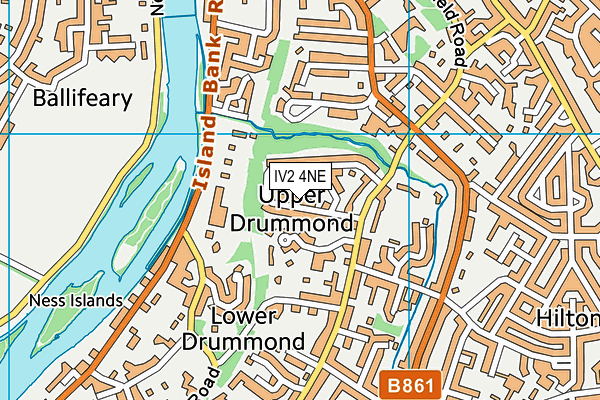 IV2 4NE map - OS VectorMap District (Ordnance Survey)