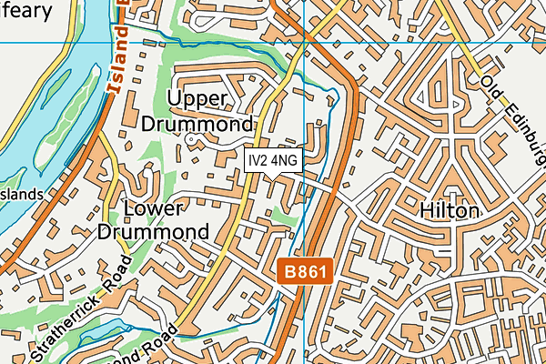 IV2 4NG map - OS VectorMap District (Ordnance Survey)