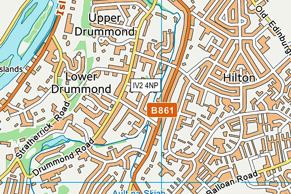 IV2 4NP map - OS VectorMap District (Ordnance Survey)