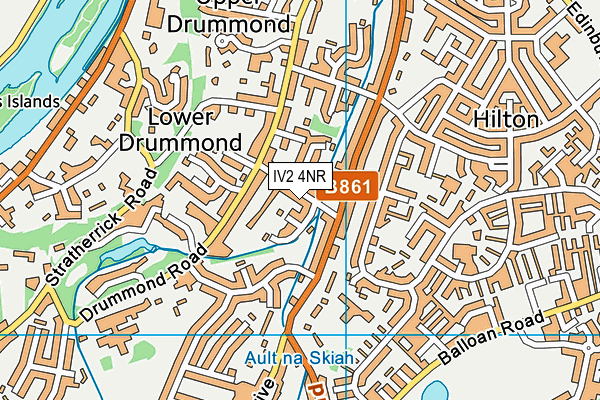 IV2 4NR map - OS VectorMap District (Ordnance Survey)