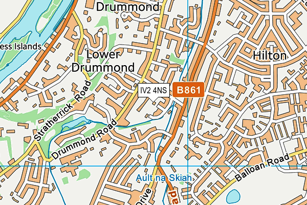 IV2 4NS map - OS VectorMap District (Ordnance Survey)