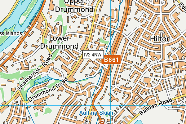 IV2 4NW map - OS VectorMap District (Ordnance Survey)