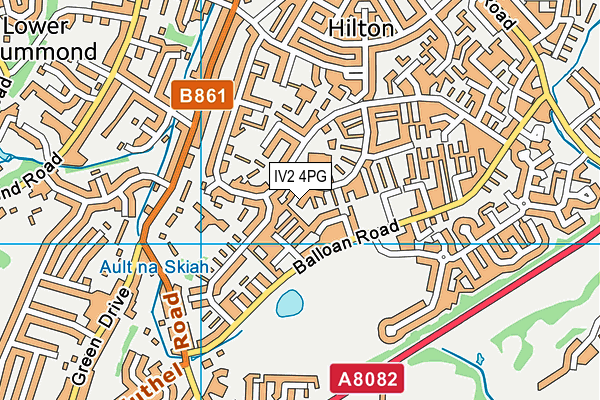 IV2 4PG map - OS VectorMap District (Ordnance Survey)