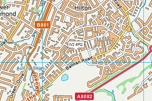 IV2 4PQ map - OS VectorMap District (Ordnance Survey)