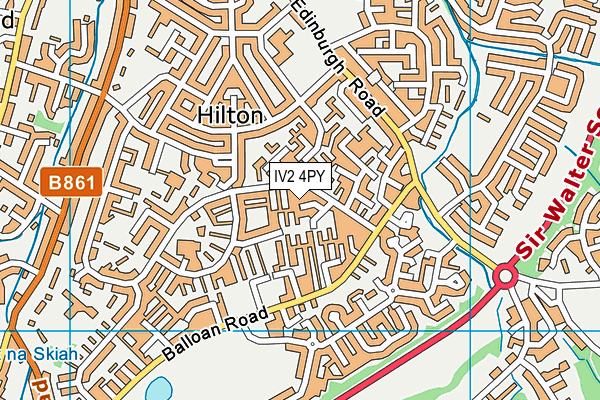 IV2 4PY map - OS VectorMap District (Ordnance Survey)