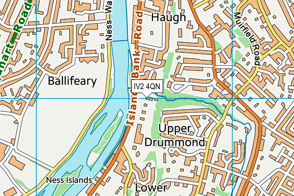 IV2 4QN map - OS VectorMap District (Ordnance Survey)