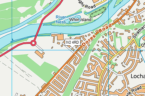 IV2 4RD map - OS VectorMap District (Ordnance Survey)