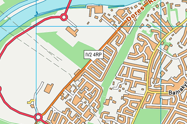 IV2 4RP map - OS VectorMap District (Ordnance Survey)