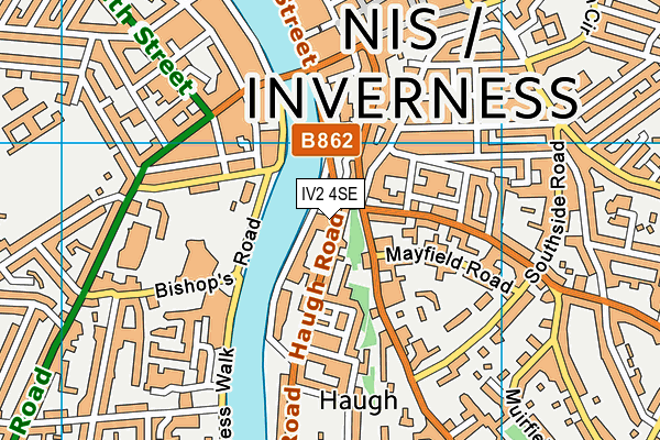 IV2 4SE map - OS VectorMap District (Ordnance Survey)