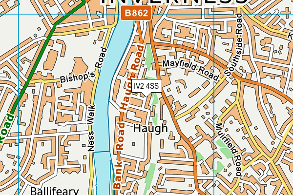 IV2 4SS map - OS VectorMap District (Ordnance Survey)