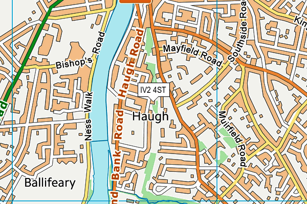 IV2 4ST map - OS VectorMap District (Ordnance Survey)