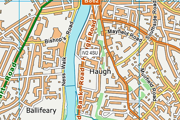 IV2 4SU map - OS VectorMap District (Ordnance Survey)