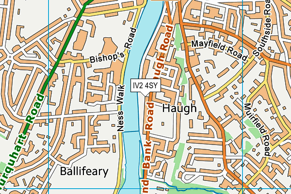 IV2 4SY map - OS VectorMap District (Ordnance Survey)