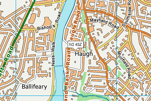 IV2 4SZ map - OS VectorMap District (Ordnance Survey)