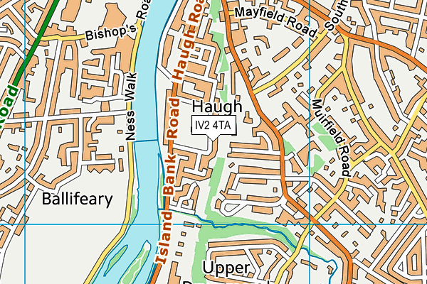 IV2 4TA map - OS VectorMap District (Ordnance Survey)