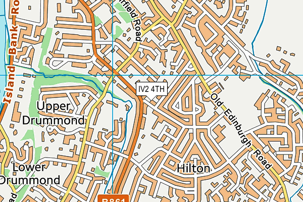 IV2 4TH map - OS VectorMap District (Ordnance Survey)