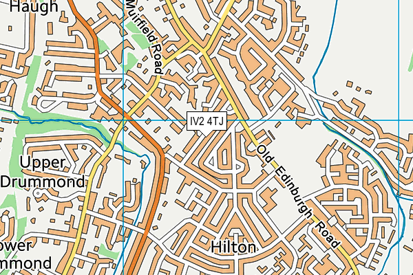 IV2 4TJ map - OS VectorMap District (Ordnance Survey)