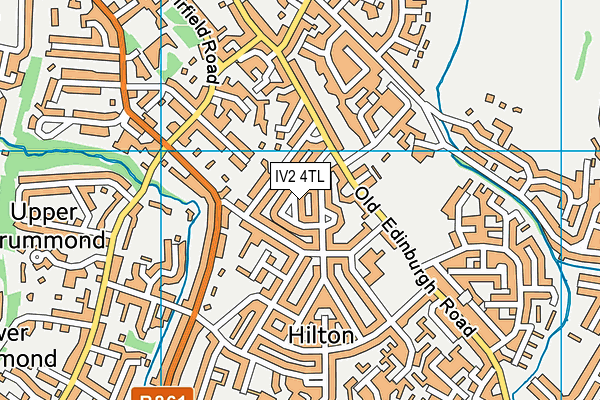 IV2 4TL map - OS VectorMap District (Ordnance Survey)