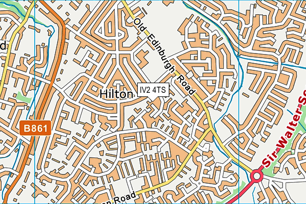 IV2 4TS map - OS VectorMap District (Ordnance Survey)