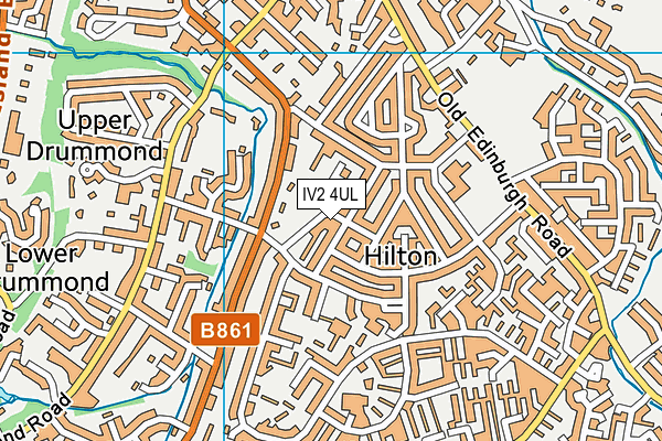 IV2 4UL map - OS VectorMap District (Ordnance Survey)