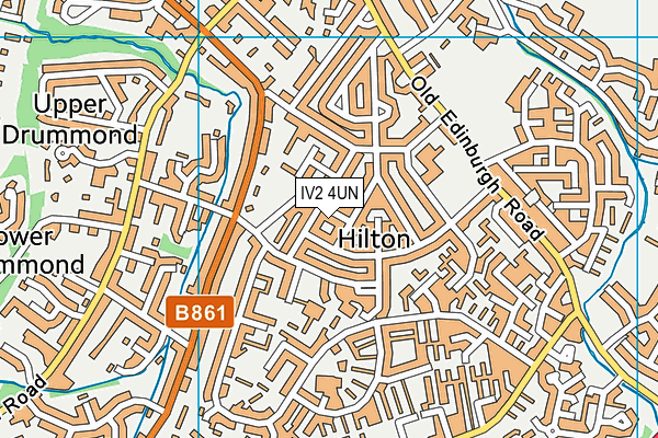 IV2 4UN map - OS VectorMap District (Ordnance Survey)