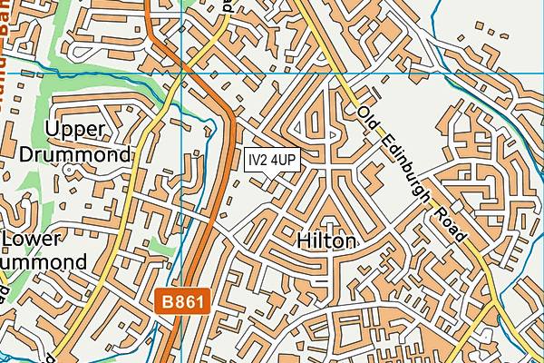 IV2 4UP map - OS VectorMap District (Ordnance Survey)