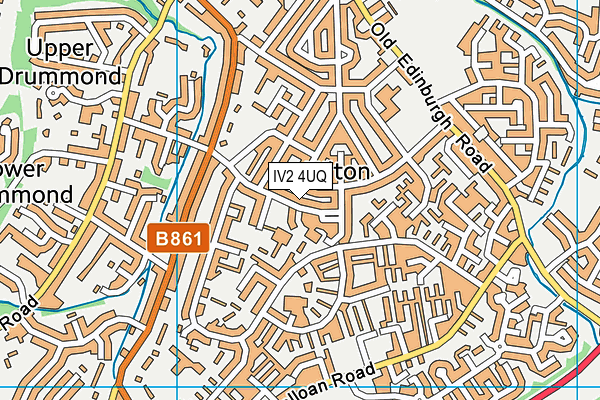 IV2 4UQ map - OS VectorMap District (Ordnance Survey)