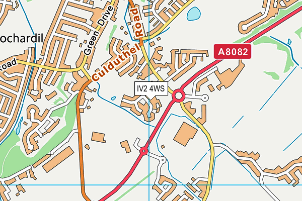 IV2 4WS map - OS VectorMap District (Ordnance Survey)