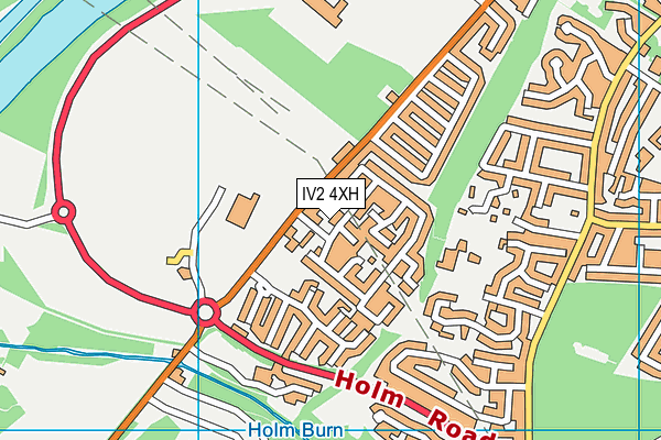 IV2 4XH map - OS VectorMap District (Ordnance Survey)