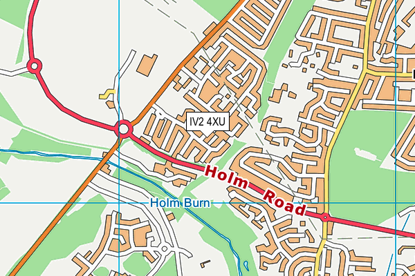 IV2 4XU map - OS VectorMap District (Ordnance Survey)