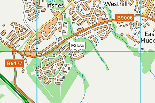 IV2 5AE map - OS VectorMap District (Ordnance Survey)