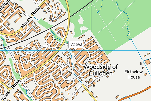 IV2 5AJ map - OS VectorMap District (Ordnance Survey)
