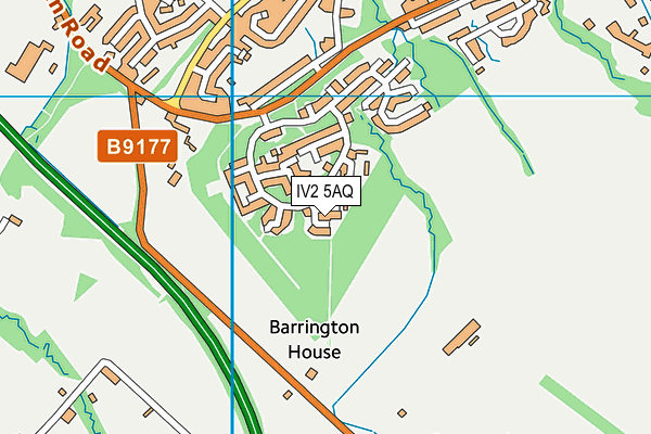 IV2 5AQ map - OS VectorMap District (Ordnance Survey)