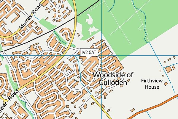 IV2 5AT map - OS VectorMap District (Ordnance Survey)