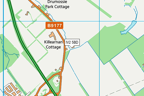 IV2 5BD map - OS VectorMap District (Ordnance Survey)