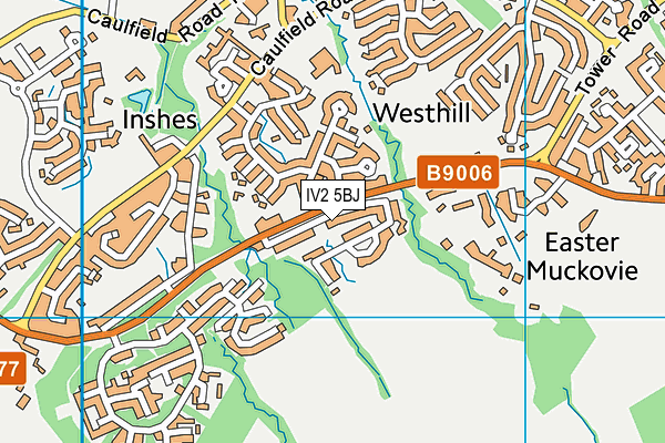 IV2 5BJ map - OS VectorMap District (Ordnance Survey)