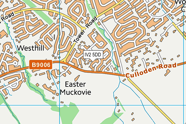 IV2 5DD map - OS VectorMap District (Ordnance Survey)