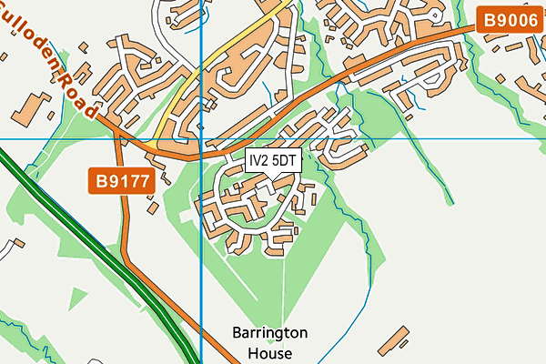 IV2 5DT map - OS VectorMap District (Ordnance Survey)