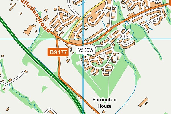 IV2 5DW map - OS VectorMap District (Ordnance Survey)