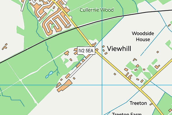 IV2 5EA map - OS VectorMap District (Ordnance Survey)