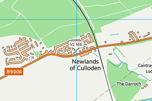 IV2 5EE map - OS VectorMap District (Ordnance Survey)