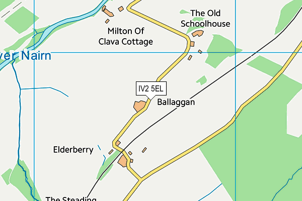 IV2 5EL map - OS VectorMap District (Ordnance Survey)