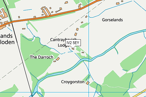 IV2 5EY map - OS VectorMap District (Ordnance Survey)