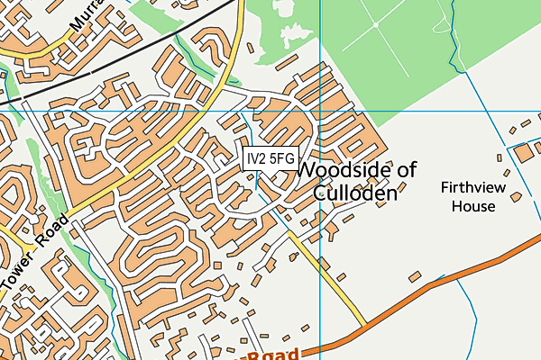 IV2 5FG map - OS VectorMap District (Ordnance Survey)