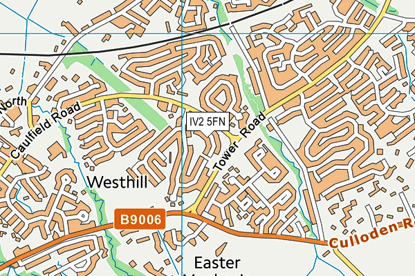 IV2 5FN map - OS VectorMap District (Ordnance Survey)